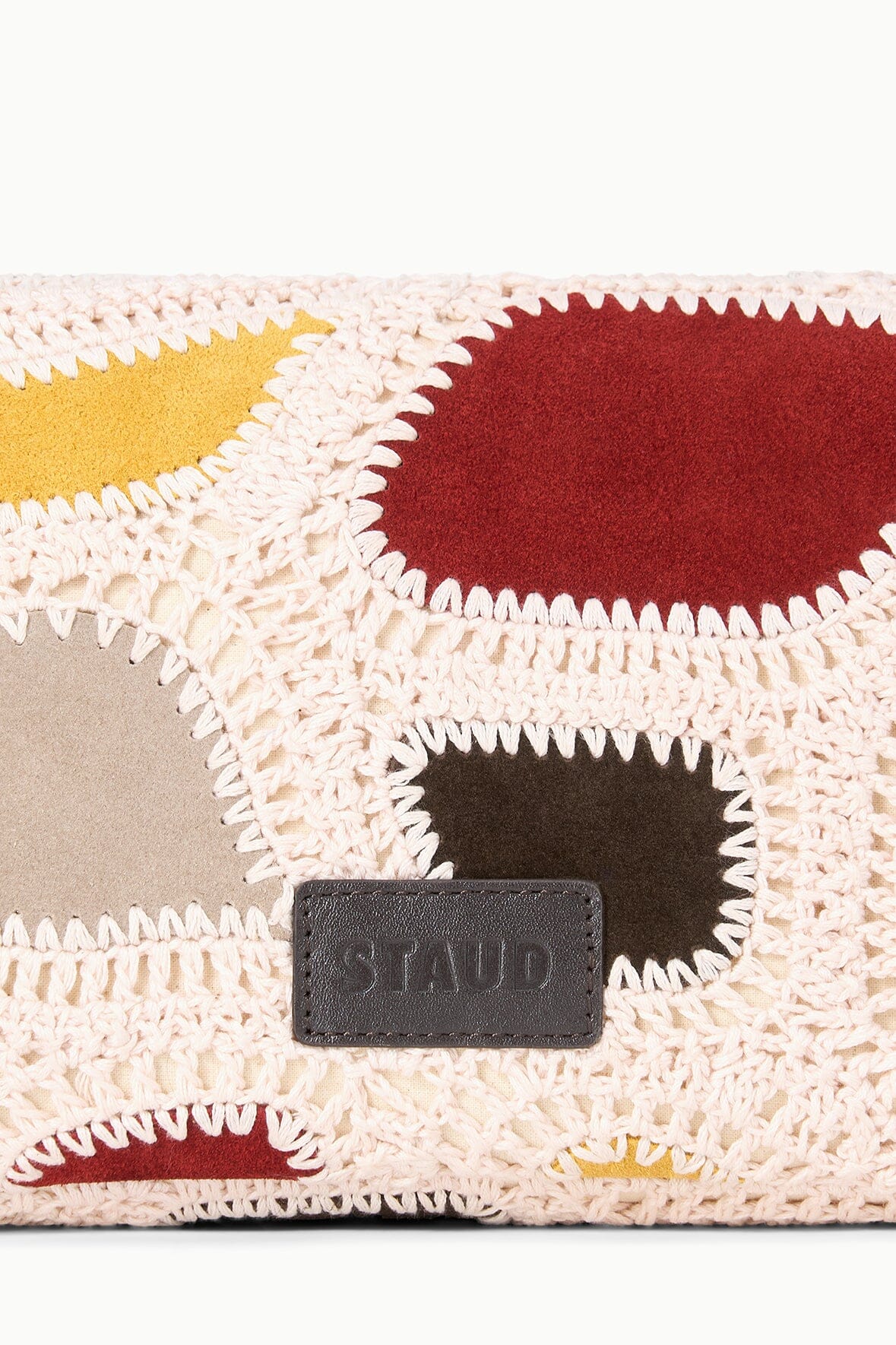 Eamon HARLOW BAG Suede Patchwork with Moon Buckle 6