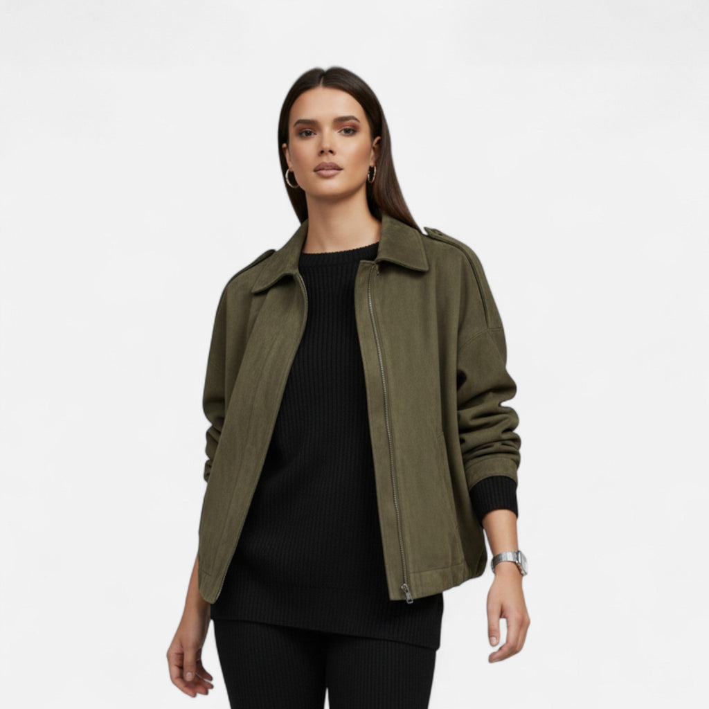 Vivienne | Luxe Suede-Look Women’s Jacket