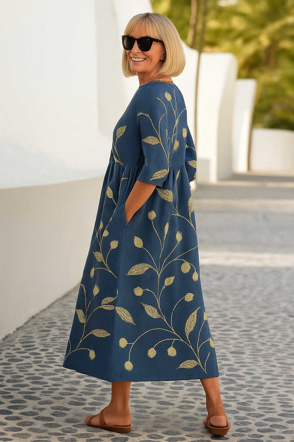 Eliza Relaxed Midi Dress 1