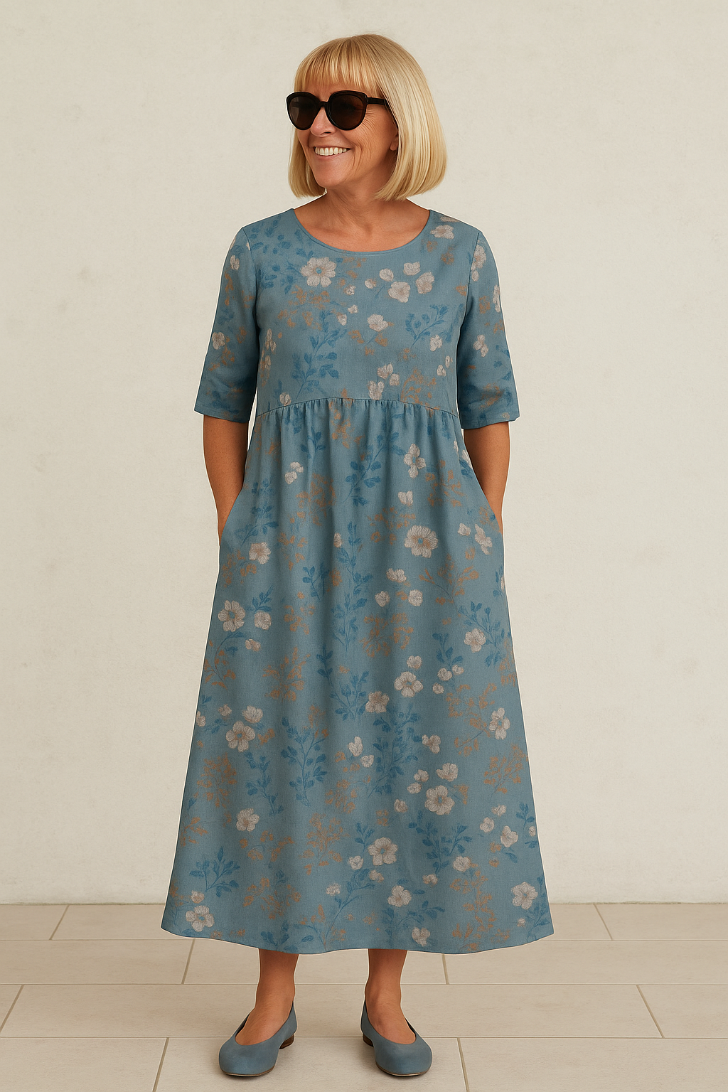 Eliza Relaxed Midi Dress 5