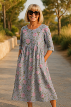 Eliza Relaxed Midi Dress 6