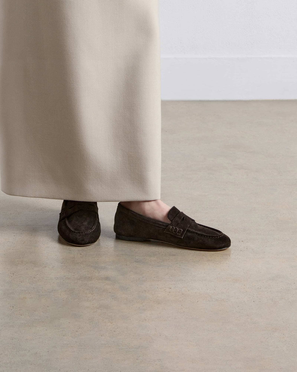 Elric Balla Loafer Espresso Suede Low Heel Slip-On for Men 2