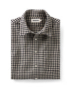 Elric Men's Shirt Breaker Gingham Organic Cotton Linen 0