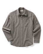 Elric Men's Shirt Breaker Gingham Organic Cotton Linen 3