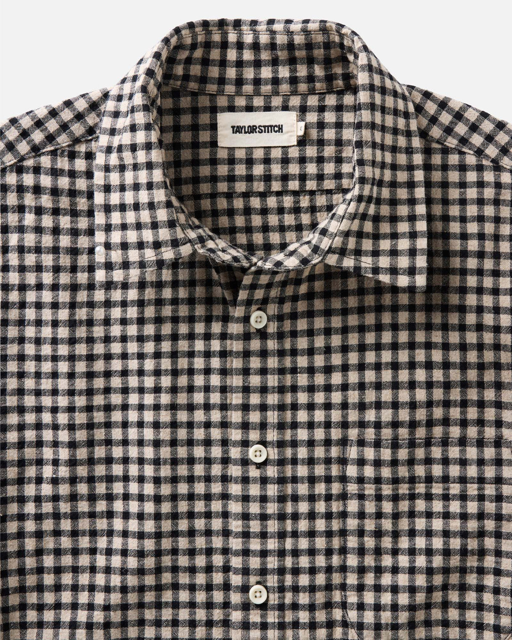 Elric Men's Shirt Breaker Gingham Organic Cotton Linen 4