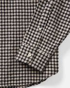 Elric Men's Shirt Breaker Gingham Organic Cotton Linen 5