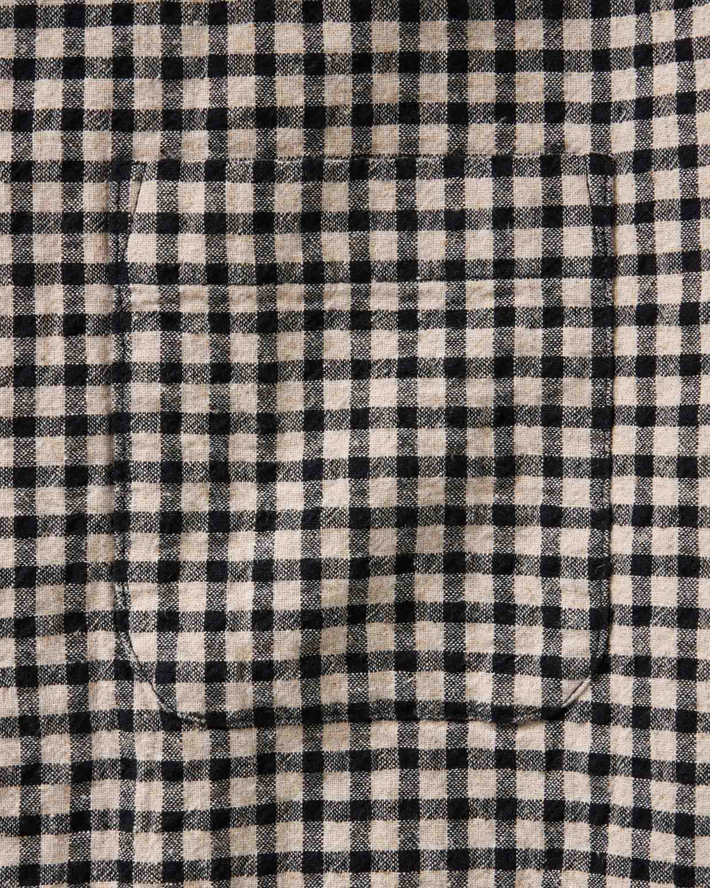 Elric Men's Shirt Breaker Gingham Organic Cotton Linen 6