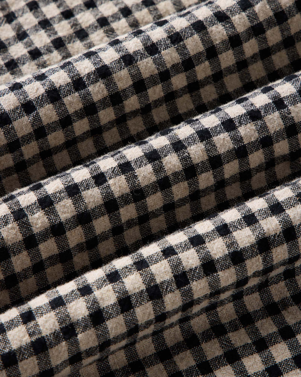 Elric Men's Shirt Breaker Gingham Organic Cotton Linen 7