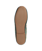 Elric Slip-On Shoes Royal Green Multi Stripe Grosgrain Espadrille 4
