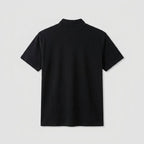 Elysian men's tailored-fit crew neck t-shirt in navy blue, made from a soft stretch cotton blend. 3