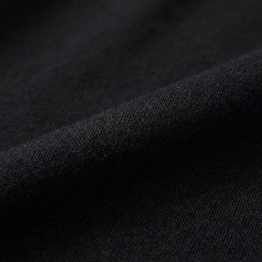 Elysian men's tailored-fit crew neck t-shirt in navy blue, made from a soft stretch cotton blend. 5