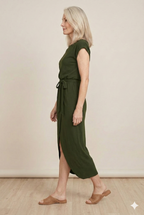 Evelyn Casual Midi Dress 1