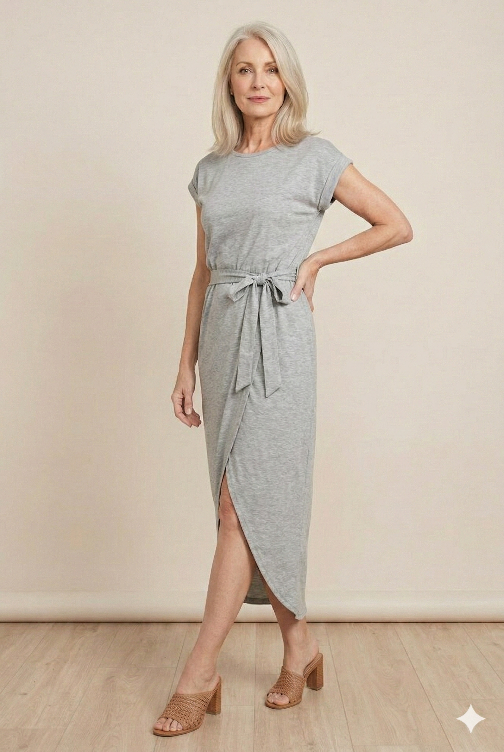 Evelyn Casual Midi Dress 2