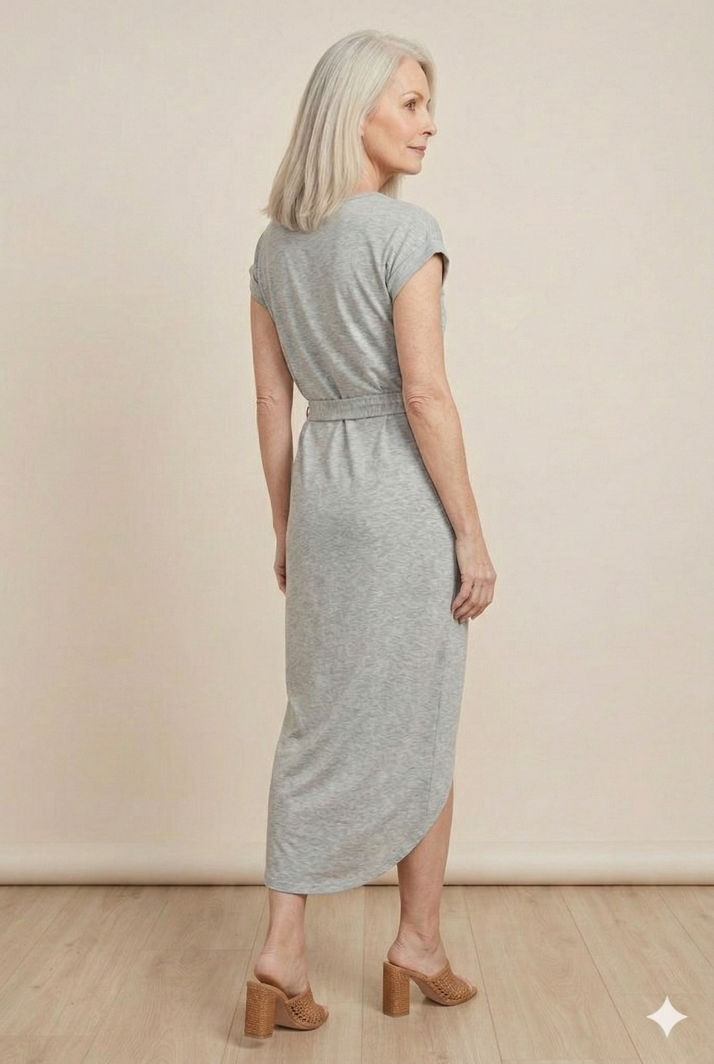 Evelyn Casual Midi Dress 3