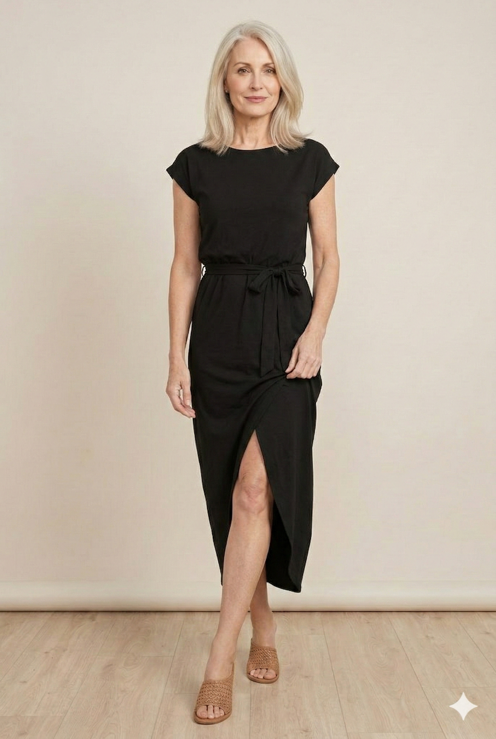 Evelyn Casual Midi Dress 4
