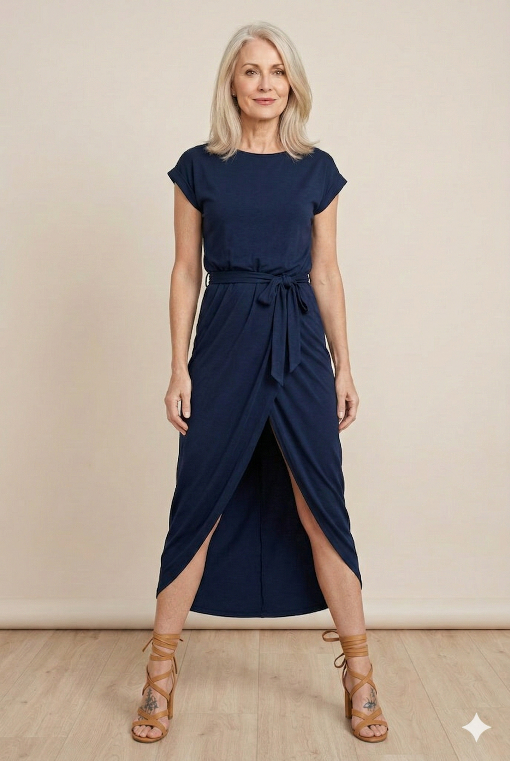Evelyn Casual Midi Dress 6
