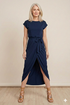 Evelyn Casual Midi Dress 6