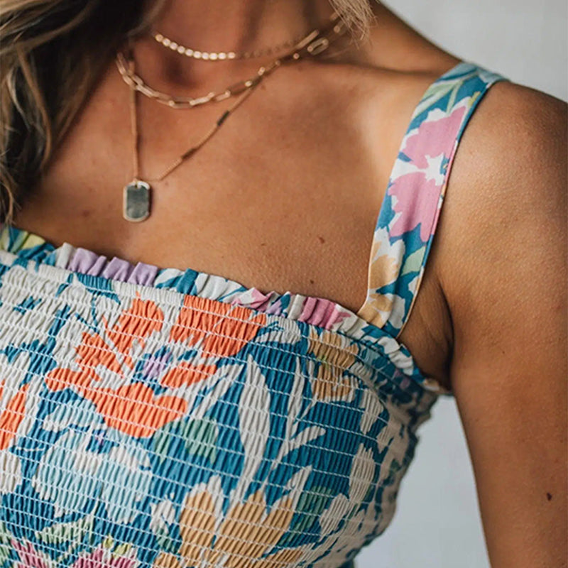 Floral Maxi Summer Dress 4