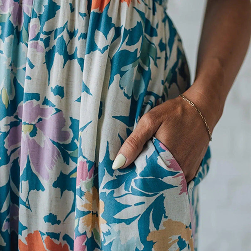 Floral Maxi Summer Dress 6