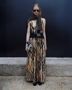 Fyana Maxi Dress Abstract Shell Print Sleeveless Oversized Fit for Women 2