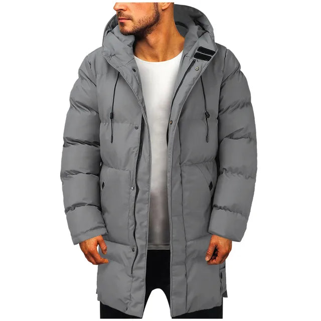 Jean | Men's Long Hooded Parka for Winter Comfort and Style