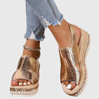 Light pink women's sandals with a casual style, featuring a slip-resistant grip and cushioned footbed. 0