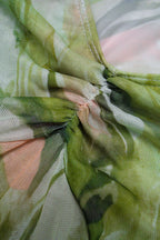 Floral print tie-up wrap bikini set in vibrant colors, featuring a stylish and feminine design. 2