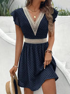Light and airy white summer dress with a sweetheart neckline and flowy silhouette. 3