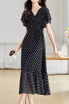 Graceful Midi Dress for Women 0
