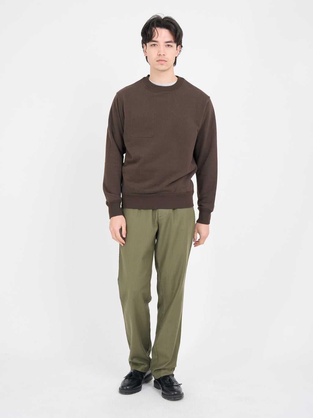 Isidore Drawstring Trousers Men's Relaxed Fit Cotton-Linen Blend 7