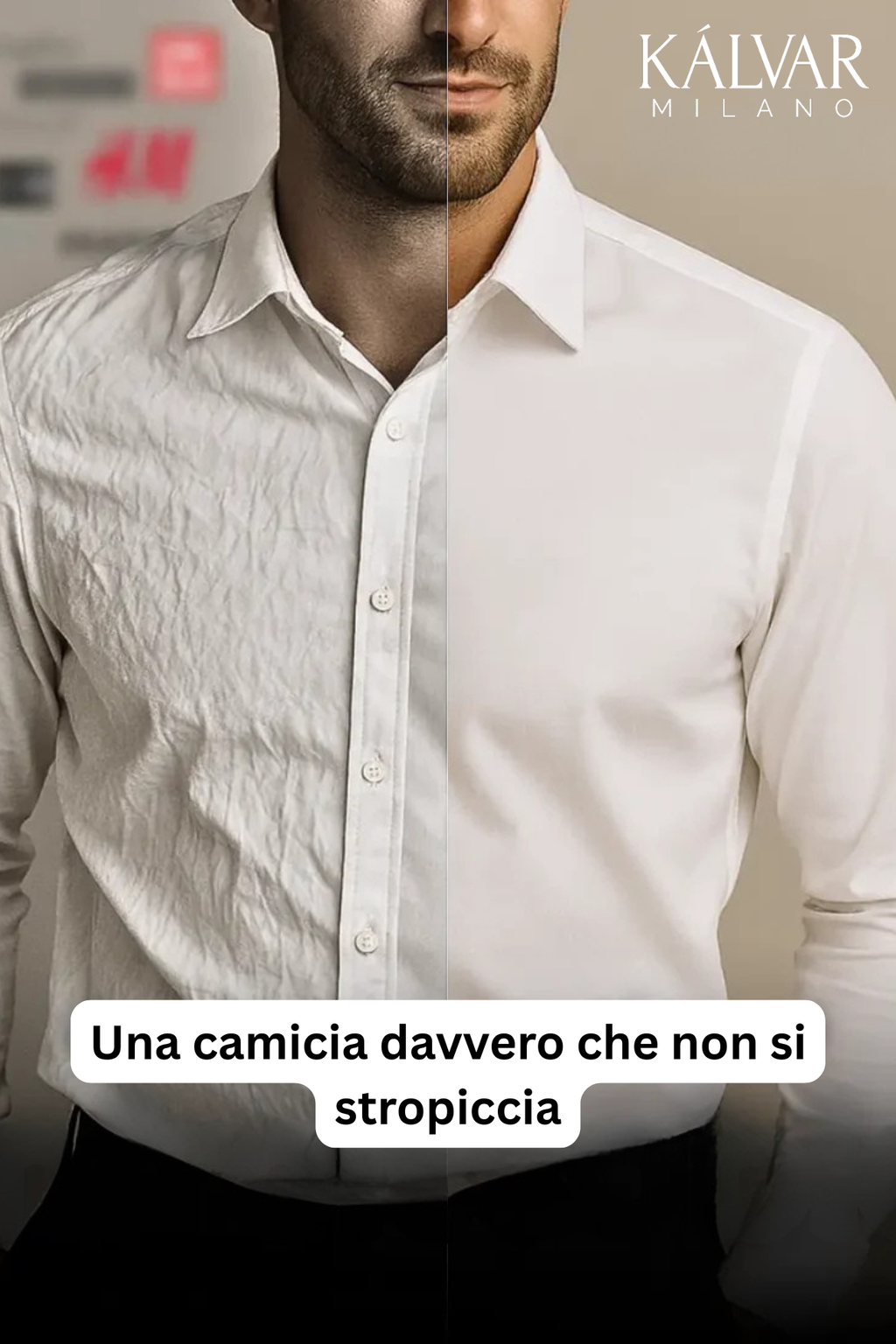 Eliano | Tailored Stretch Shirt – Classic Black