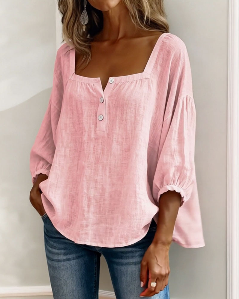 Layla Lantern Sleeve Blouse 3