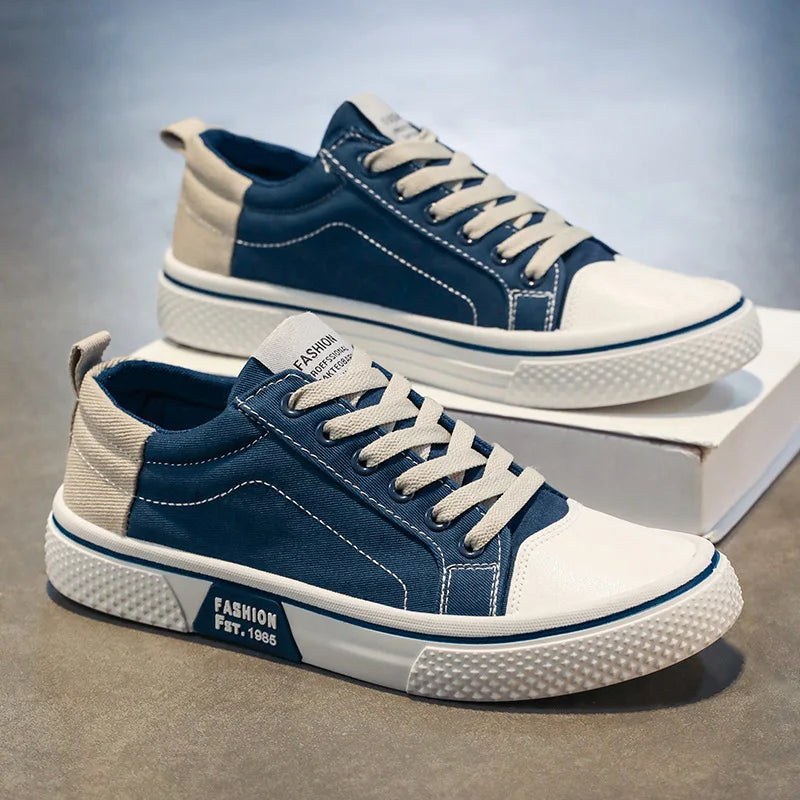 White minimalist sneakers with cushioned support, featuring a sleek design perfect for everyday wear. 1
