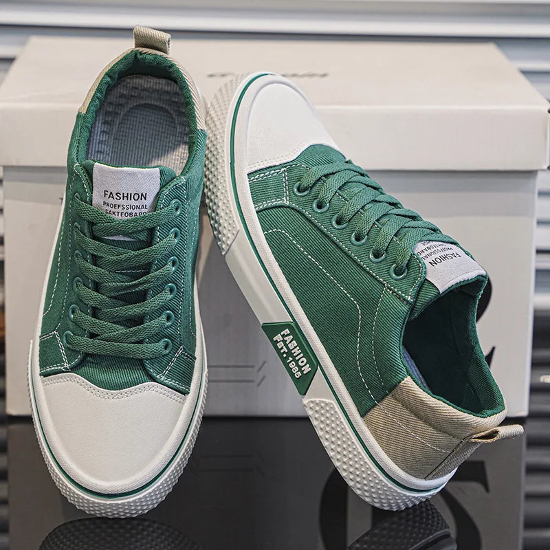 White minimalist sneakers with cushioned support, featuring a sleek design perfect for everyday wear. 2