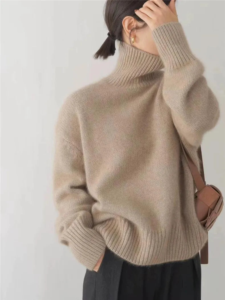 Marceline – Cashmere High-Neck Sweater