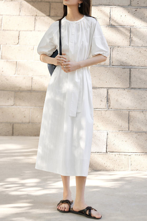 Luna Midi Tie Waist Dress 1