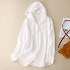 VICTORIA | LINEN HOODIE