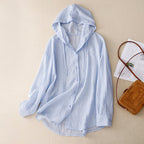 VICTORIA | LINEN HOODIE