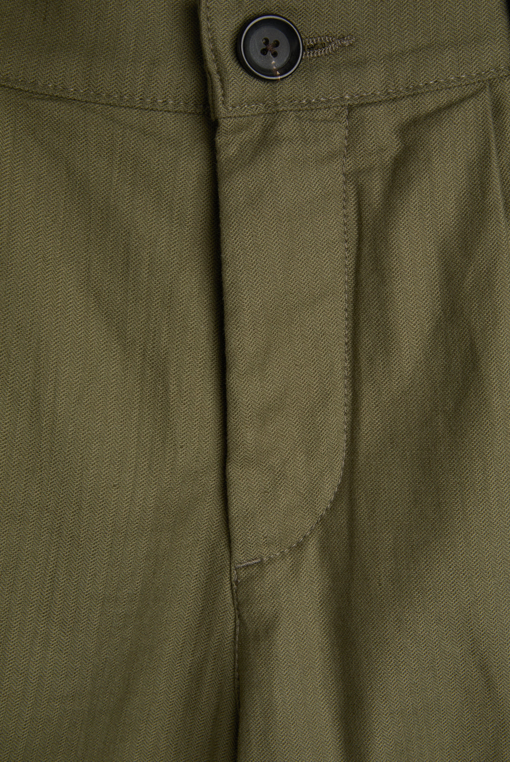 Marcellus Linen Shorts Pleated Herringbone Eastman Green 5