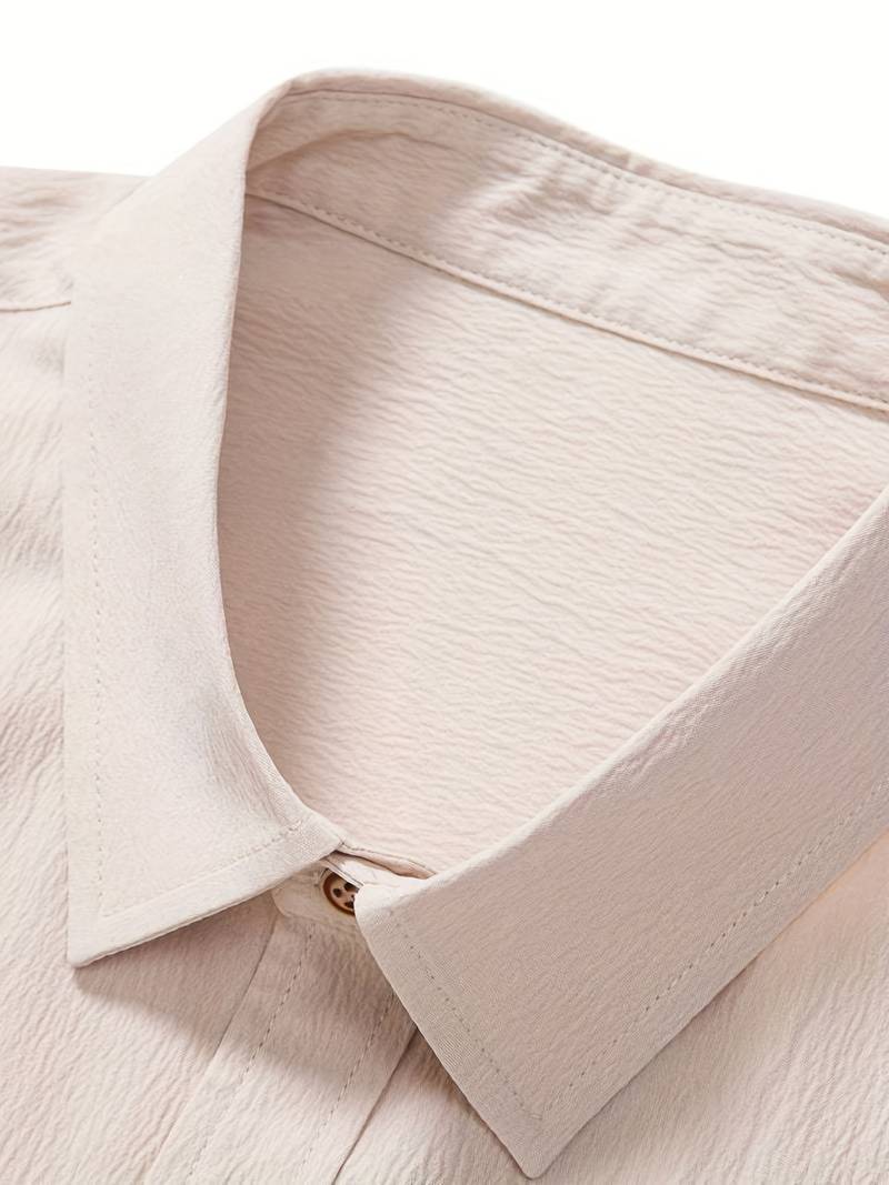 Men's Textured Short Sleeve Shirt 3