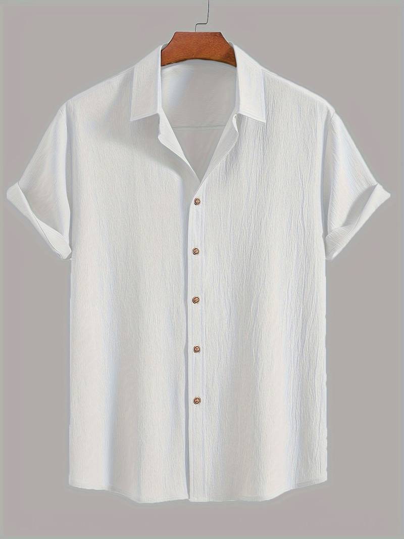 Men's Textured Short Sleeve Shirt 5