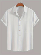 Men's Textured Short Sleeve Shirt 5