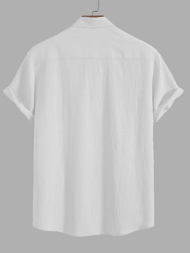 Men's Textured Short Sleeve Shirt 6