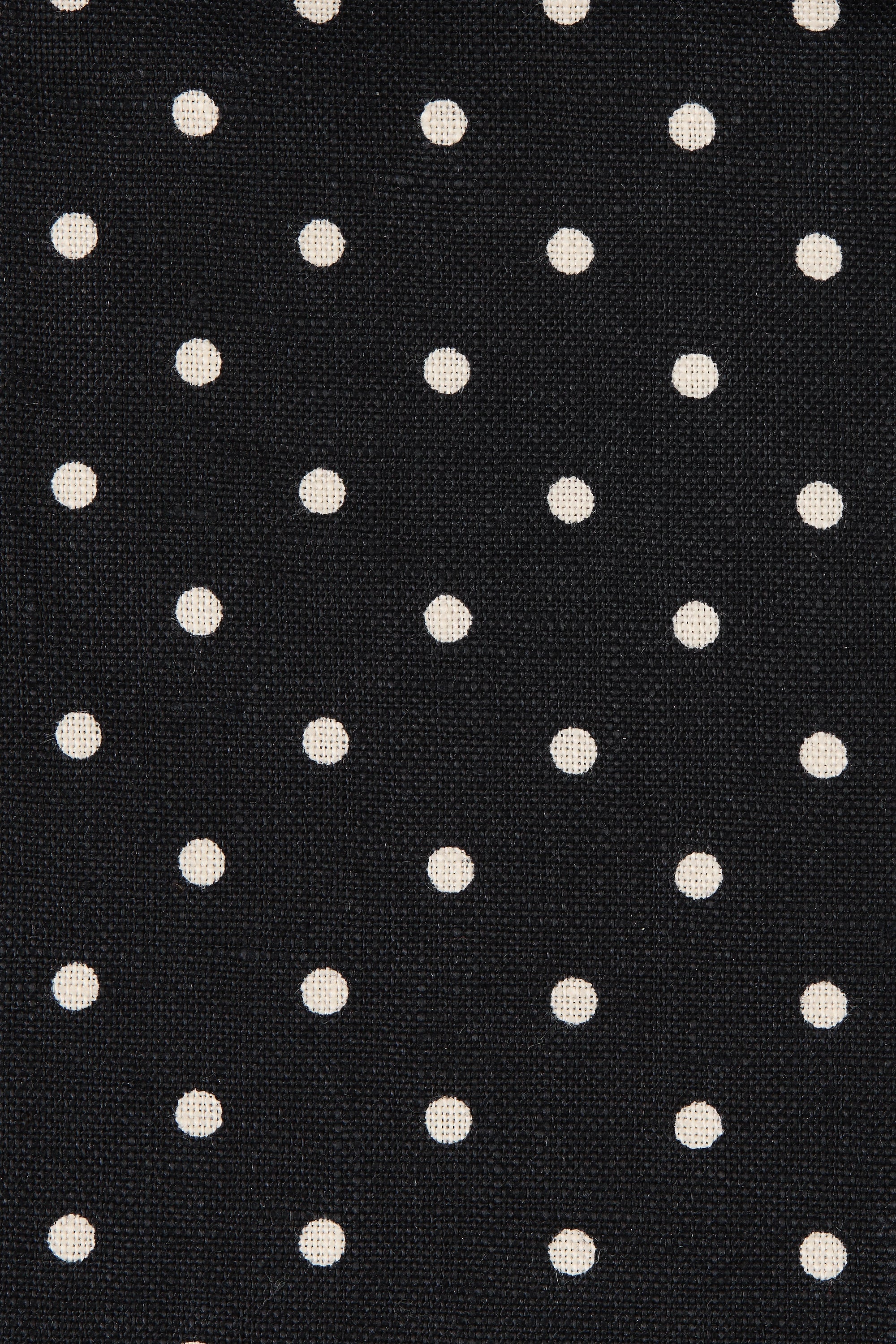 Mira Maxi Dress Polka Dot Black Off White Flowing Silhouette 4