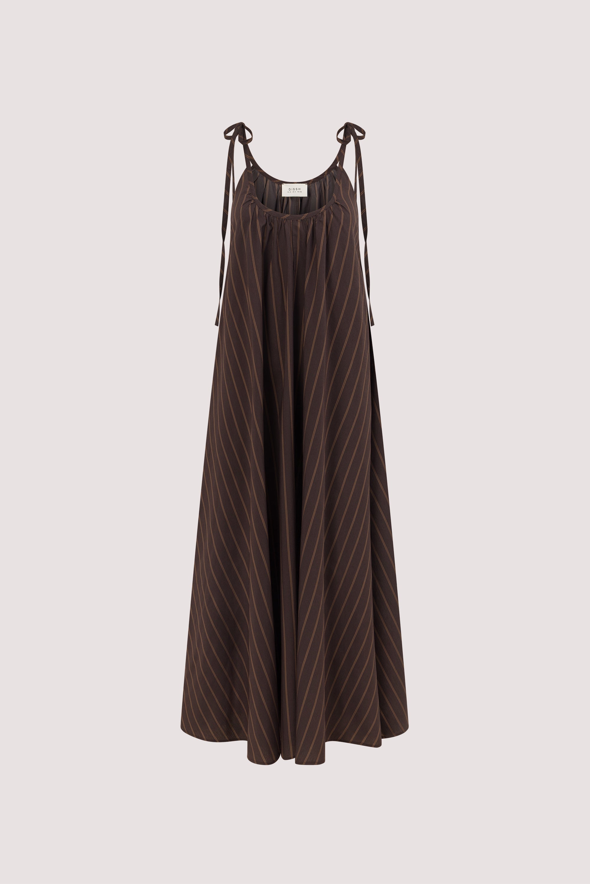 Mireille FABLE CHOC STRIPE MIDI DRESS Sleeveless Striped Design 5