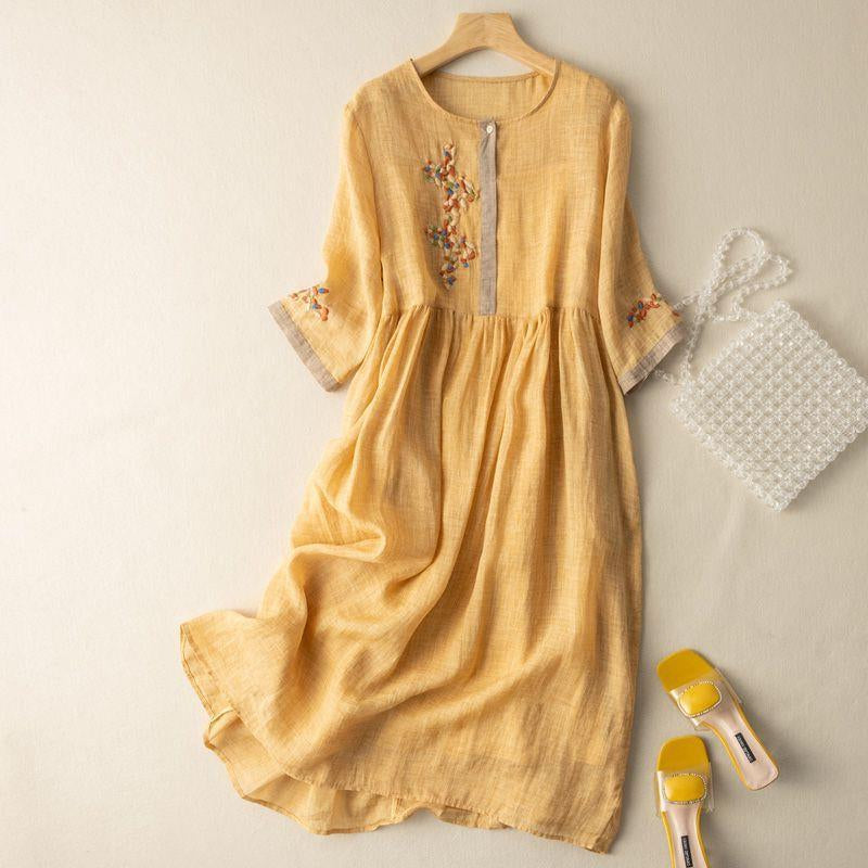 SOFI LINEN DRESS