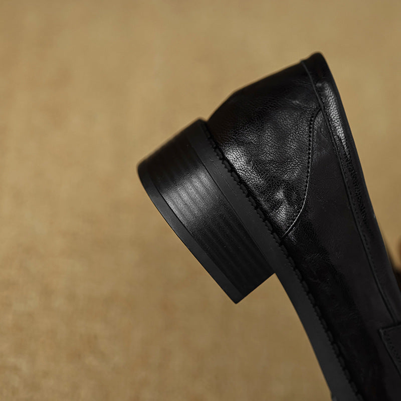 Morrelle | Faux Leather Loafers