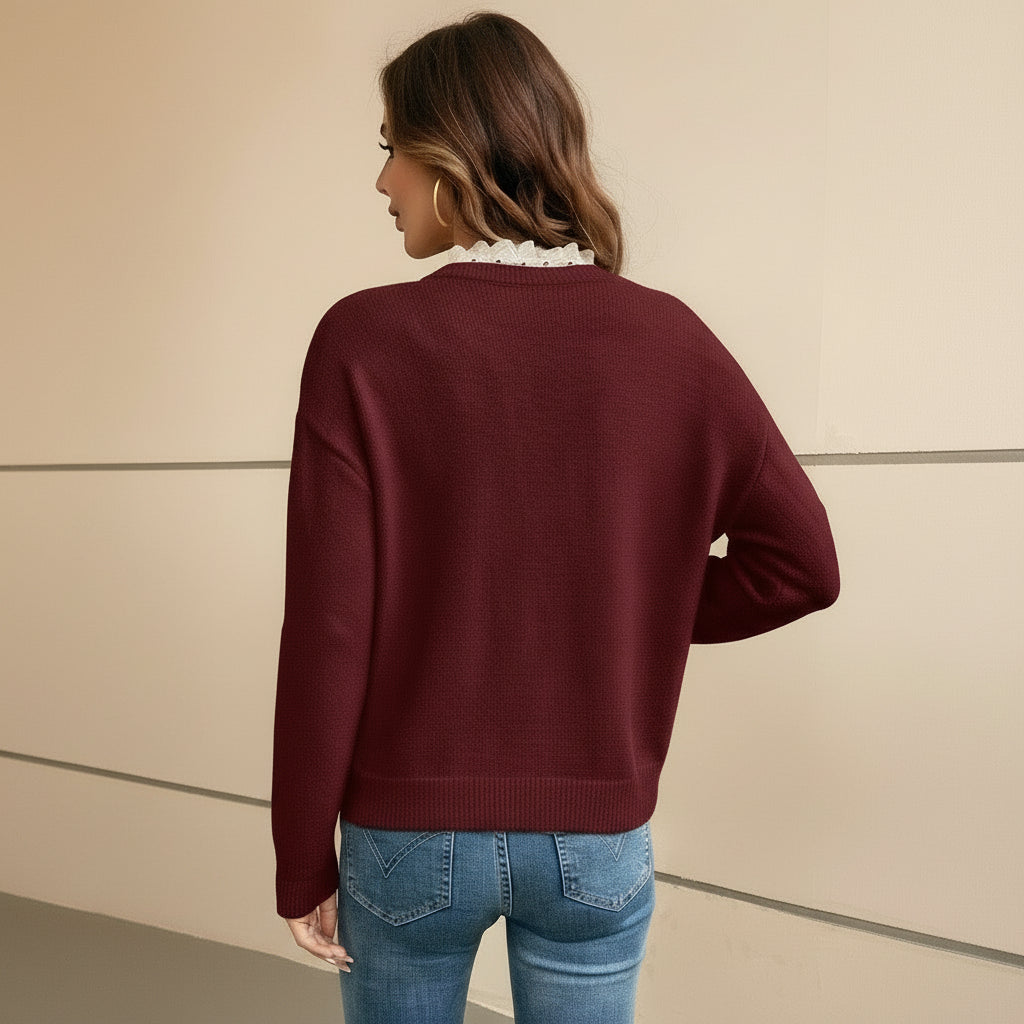 Sophie | Elegant French Collar Blouse