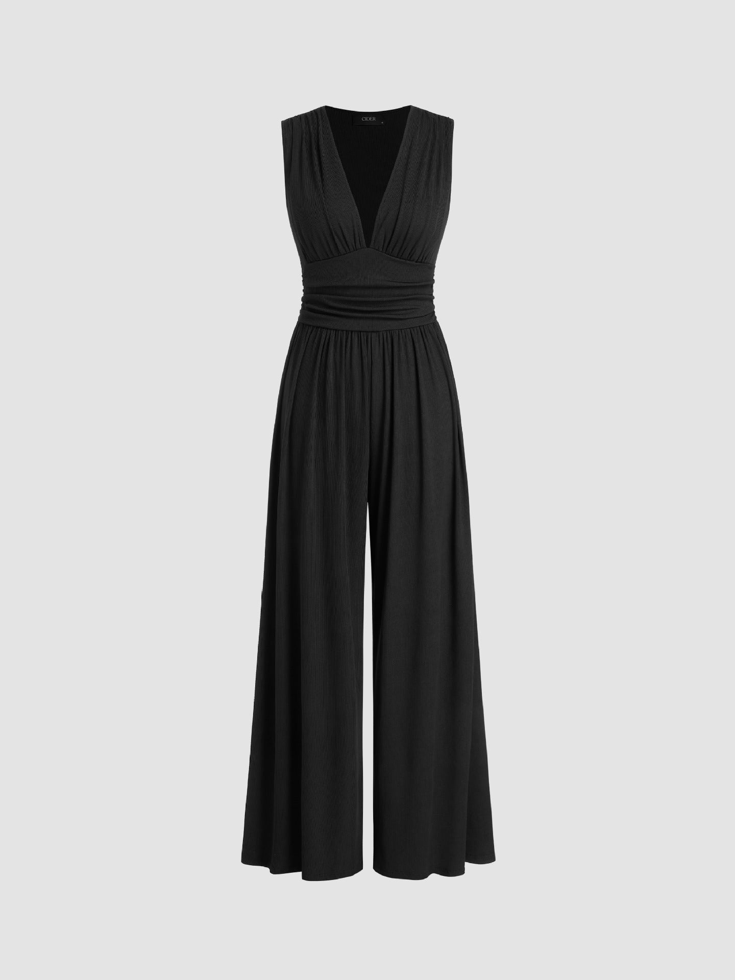 Selenae | Chic Sleeveless Wide-Leg Jumpsuit