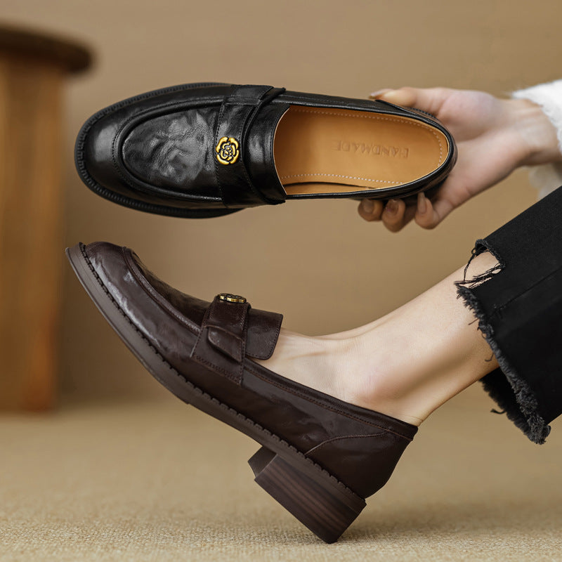 Morrelle | Faux Leather Loafers
